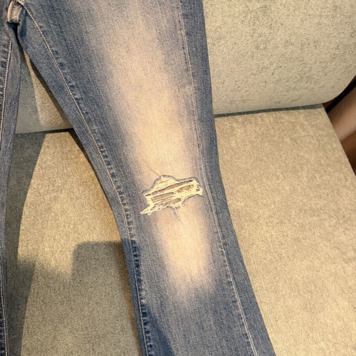 Fifty Carat jeans like new with knee rips size 28