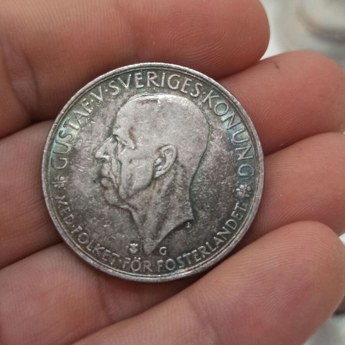 Sweden 5 Kronor 1935 silver coin