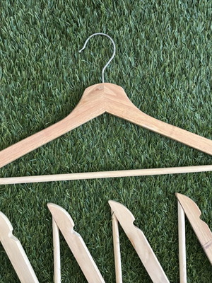 IKEA Bumerang wooden hangers pack of 100 like new