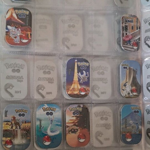 Pokemon Go 110 authentic metal tags like new