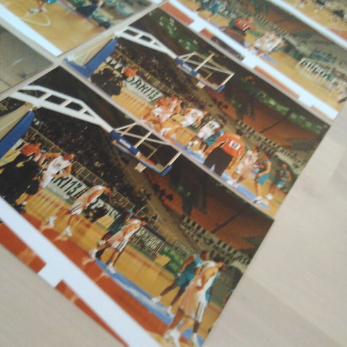 Panathinaikos basketball photos set of 13, authentic, like new