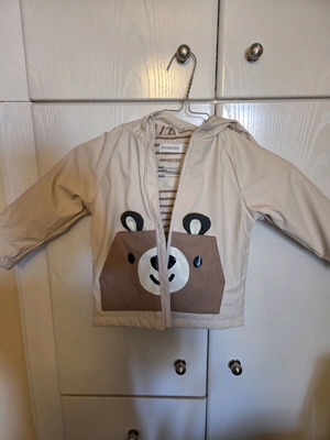 Orchestra beige jacket like new, 18 months, for 81cm height