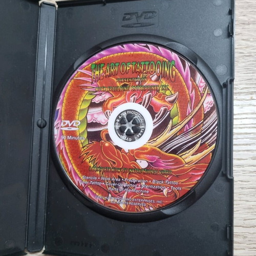 The Art of Tattooing DVD like new, educational video in English