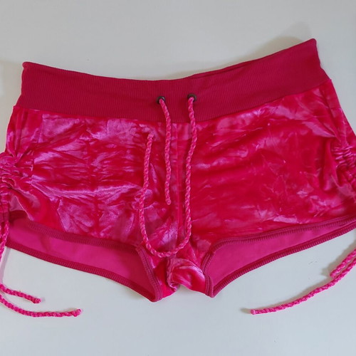 Calzedonia velour shorts size medium, like new, fuchsia