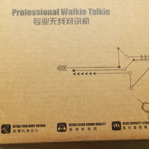 Walkie Talkie new with lithium battery and charger