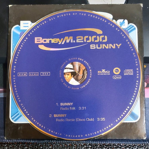 Boney M. 2000 Sunny CD single like new