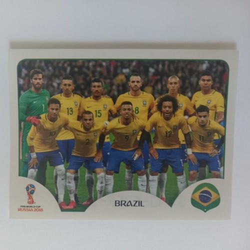 Brazil National Team 2018 World Cup Sticker new