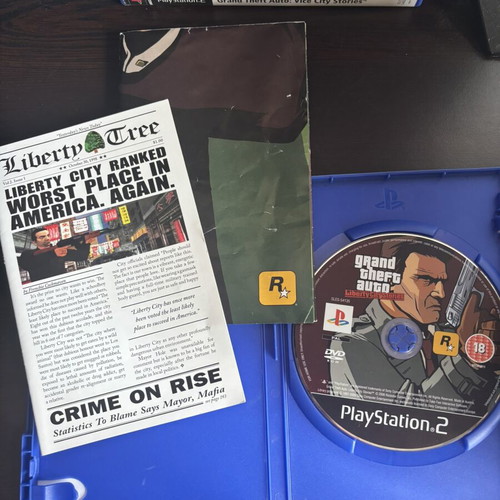 Grand Theft Auto Liberty City Stories PS2 game, like new