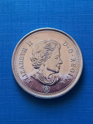 Canada 25 cents 2014 coin like new