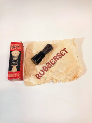 WW2 Rubberset No.1467 shaving brush unused with box
