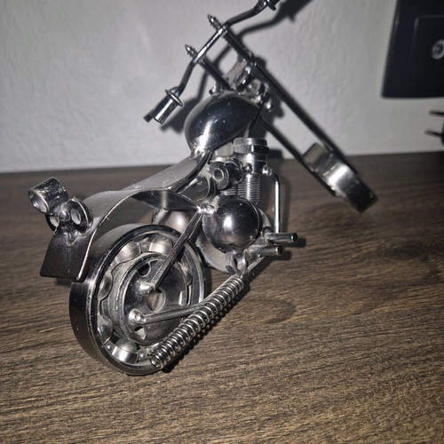 Metal handmade motorcycle like new
