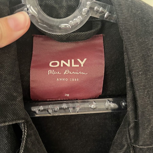 Jean jacket Only black rider style like new, size M