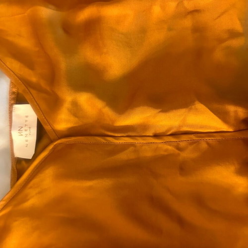 Nenette blouse orange like new, size S