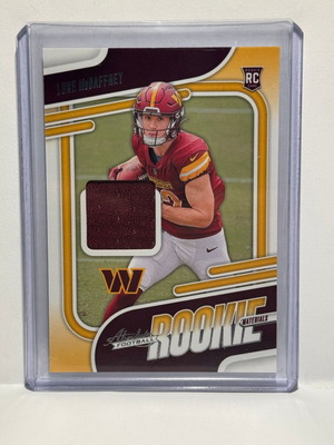 Κάρτα Panini Absolute Luke McCaffrey Patch 2024 καινούργια Rookie