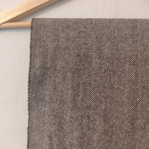 Paul Kehl 1881 wool scarf like new, brown and beige, 170 x 30 cm