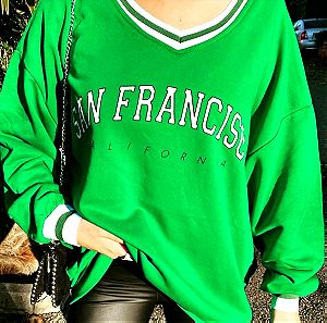 Πωλείται ολοκαίνουργια μπλούζα πράσινη φούτερ και πολλά άλλα είδη από eshop γυναικείων ενδυμάτων ...τιμές χονδρικης