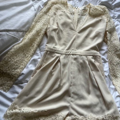 Zimmerman lace romper like new, beige, size XS