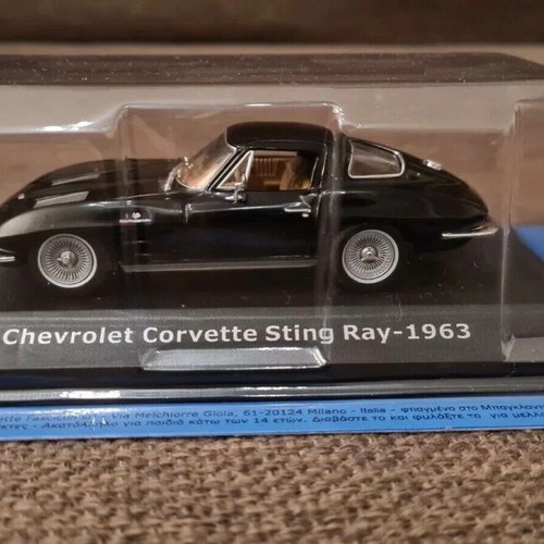 Chevrolet Corvette Sting Ray 1963 miniature new scale 1/43