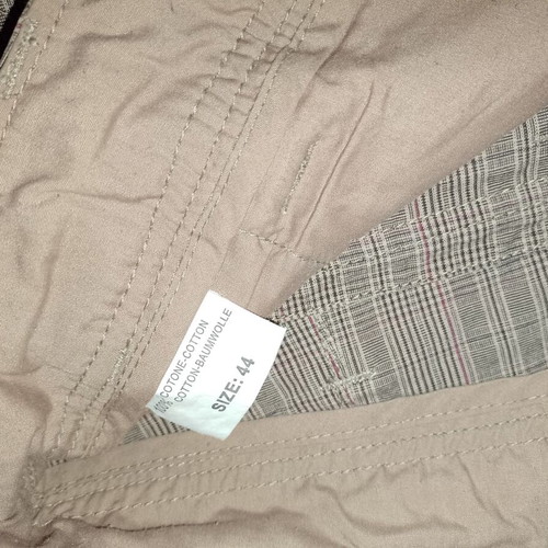 Striped bermuda 100% wool new, size 44, Greek tailoring