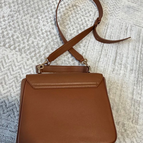 Trussardi crossbody bag brown like new
