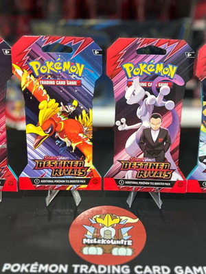 Destined Rivals Sleeved Booster Packs καινούργια, σετ 4 τεμαχίων Pokemon TCG