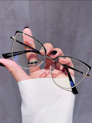 Glasses black - gold new