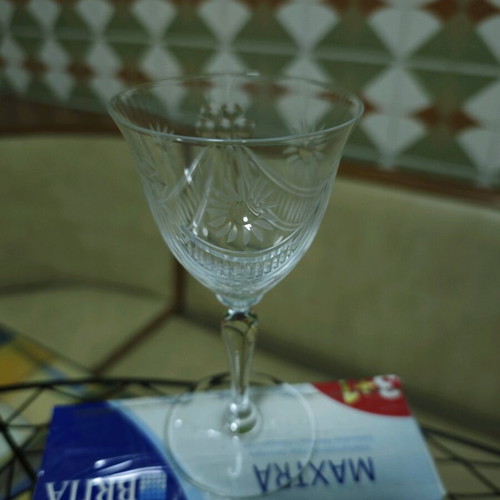 Crystal glasses like new, set of 10, 100 years old