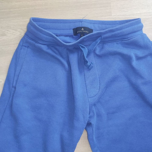 Explorer men's sports sweatpants, royal blue, size L/M