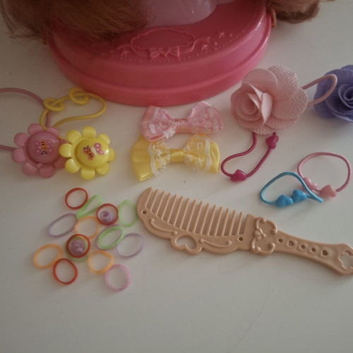 Hairdressing set and cosmetics like new