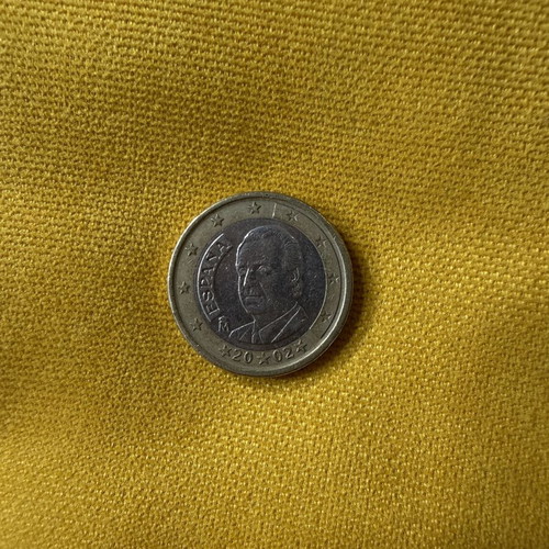Lot of 1€, 2€ and cent coins for collectors