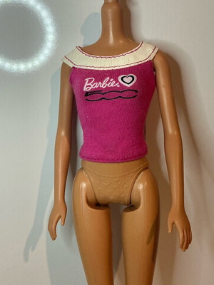 Barbie μπλούζα ανακαινισμένη για κούκλα