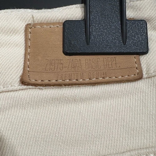 Beige flare jeans Zara used, size 36/38