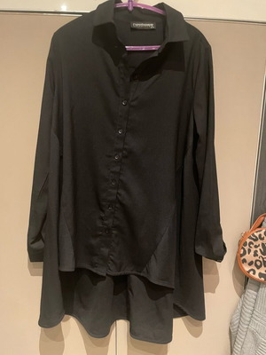 Noobass oversized black shirt like new