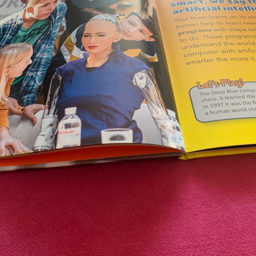 Book for children in English about artificial intelligence, like new