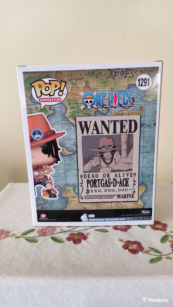 Funko Pop! One Piece Cover Wanted Ace 1291 – Figurine Vinyle 2023 – Neuf