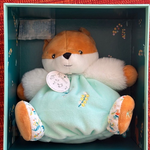 Kallo Plush Musical Toy Fox 18CM