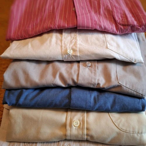 Men's shirts and t-shirt used, pack of 7 pieces