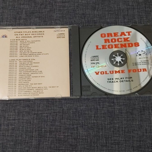 Great Rock Legends CD collection used, pack of 4 original discs
