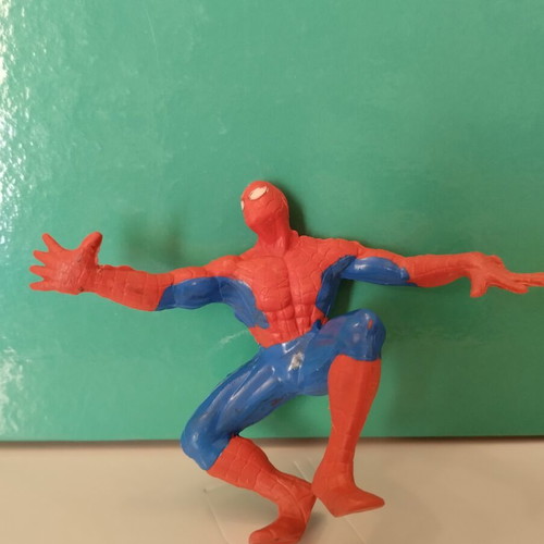 Spider-Man figure from PVC 2004 used with minor paint wear