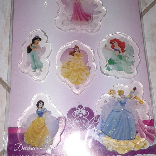 Disney Jelly Stickers Little Princesses new, collectible decorative