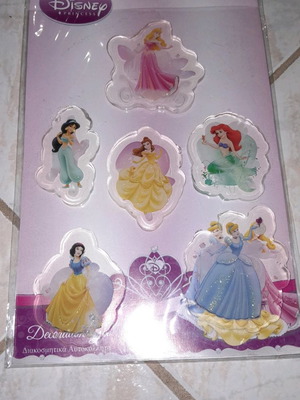 Disney Jelly Stickers Little Princesses new, collectible decorative