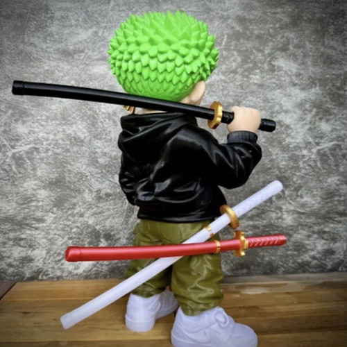 Custom 3D Printed Roronoa Zoro Figure One Piece 35cm like new
