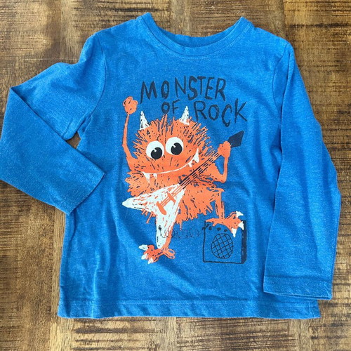 Primark Monster of Rock long-sleeve top, size 104