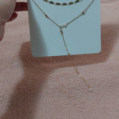 Necklace set new gold color
