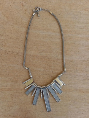 Marks and Spencer silver costume necklace new