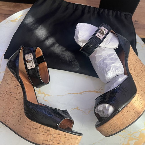 Givenchy platform sandals, black