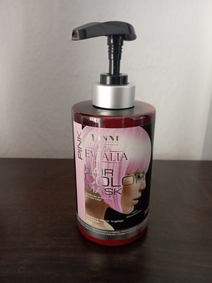 Hair color mask pink, like new, minimal quantity missing