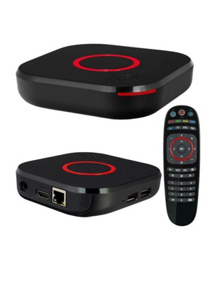 Mag 544 W3 4K TV box with wireless and wired connection