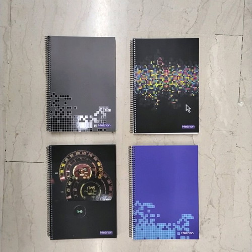 B5 Notebooks pack of 4 new, 3 subjects, 35 sheets each