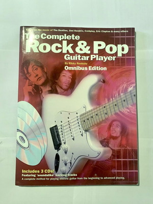The Complete Rock And Pop Guitar Player Omnibus Edition book and 3CDs like new